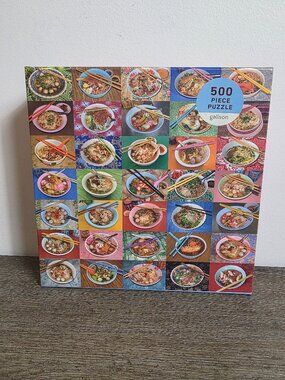 Noodles for Lunch - 500 Piece Jigsaw Puzzle by Galison